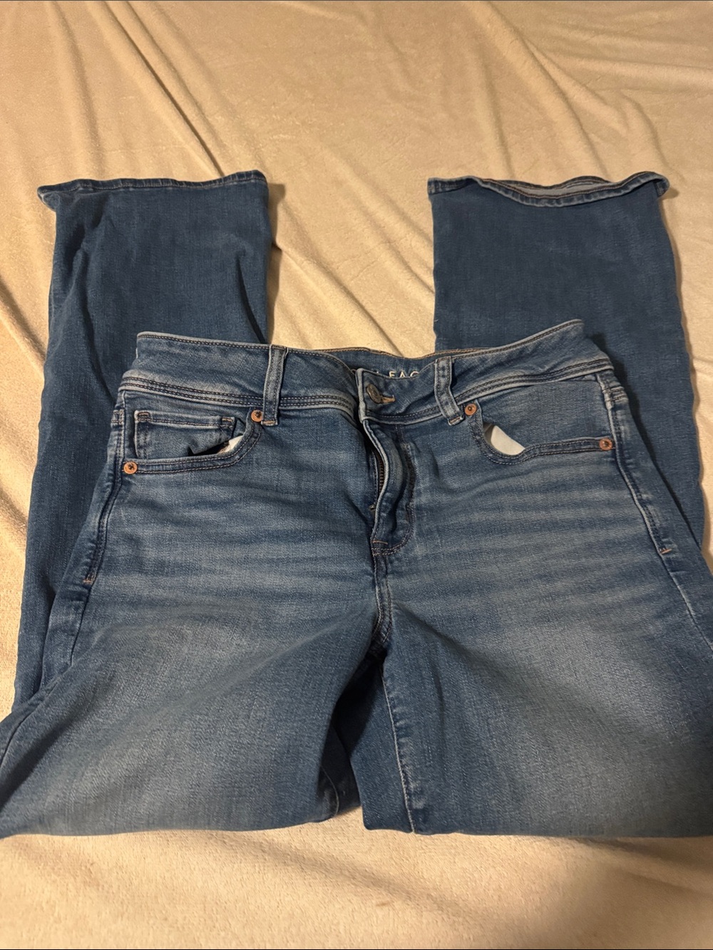 Américan Eagle boot cut, next level stretch Classic Blue Women's Denim Jeans
